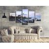imageWieco Art Portland Lighthouse Canvas Prints Wall Art Ocean Sunset Beach Seascape Pictures Paintings for Living Room Bedroom Home Decorations Extra Large Modern Stretched and Framed Sea Skyline12x16inchx2pcs 12x24inchx2pcs 12x32inchx1pc