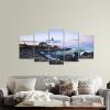 imageWieco Art Portland Lighthouse Canvas Prints Wall Art Ocean Sunset Beach Seascape Pictures Paintings for Living Room Bedroom Home Decorations Extra Large Modern Stretched and Framed Sea Skyline10x16inchx2pcs 10x20inchx2pcs 10x24inchx1pc