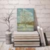 imageWieco Art The Pink Peach Tree Canvas Prints Wall Art by Van Gogh Classic Famous Oil Paintings Reproduction Modern Gallery Wrapped Landscapes Giclee Picture Artwork16L x 12W