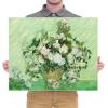 imageWieco Art Vase with Pink Roses by Van Gogh Flowers Oil Paintings Reproductions Modern Giclee Canvas Prints Artwork Abstract Floral Pictures Printed on Canvas Wall Art for Bedroom Home Decorations24L x 20W