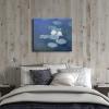 imageWieco Art Water Lilies Canvas Prints Wall Art of Claude Monet Famous Floral Oil Paintings Reproduction Stretched and Framed Classic Flower Pictures Giclee Artwork24L x 20W