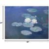 imageWieco Art Water Lilies Canvas Prints Wall Art of Claude Monet Famous Floral Oil Paintings Reproduction Stretched and Framed Classic Flower Pictures Giclee Artwork32L x 24W