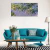 imageWieco Art Wisteria Giclee Canvas Prints Wall Art of Claude Monet Famous Oil Paintings Reproduction Artwork Modern Impressionist Flower Pictures for Home Decorations