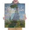 imageWieco Art Woman with a Parasol Madame Monet and Her Son Canvas Prints Wall Art of Claude Monet Famous Classic Oil Paintings Reproduction Gallery Wrapped People Pictures24L x 20W