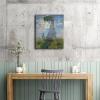 imageWieco Art Woman with a Parasol Madame Monet and Her Son Canvas Prints Wall Art of Claude Monet Famous Classic Oil Paintings Reproduction Gallery Wrapped People Pictures24L x 20W