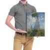 imageWieco Art Woman with a Parasol Madame Monet and Her Son Canvas Prints Wall Art of Claude Monet Famous Classic Oil Paintings Reproduction Gallery Wrapped People Pictures16L x 12W