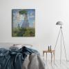 imageWieco Art Woman with a Parasol Madame Monet and Her Son Canvas Prints Wall Art of Claude Monet Famous Classic Oil Paintings Reproduction Gallery Wrapped People Pictures24L x 20W