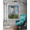 imageWieco Art Woman with a Parasol Madame Monet and Her Son Canvas Prints Wall Art of Claude Monet Famous Classic Oil Paintings Reproduction Gallery Wrapped People Pictures24L x 32W