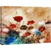 imageWieco Art Blooming Poppies Canvas Prints Wall Art Colorful Flowers Pictures Paintings for Living Room Bedroom Bathroom Home Decorations Modern Stretched and Framed Pretty Floral Giclee ArtworkMulti