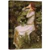 imageWieco Art Canvas Wall Art John William Waterhouse Canvas Prints  Ophelia Romantic Style Poster  Water Lilies Poster  for Living Room Home Kitchen DecorationsBrown