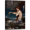 imageWieco Art Canvas Wall Art John William Waterhouse Canvas Prints  Ophelia Romantic Style Poster  Water Lilies Poster  for Living Room Home Kitchen DecorationsMermaid