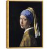 imageWieco Art Framed Canvas Art the Girl with a Pearl Earring by Jan Vermeer Oil Paintings Reproduction Canvas Print Artwork for Living Room Decoration Home ampamp Office Decor17L x 13W