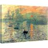 imageWieco Art Impression Sunrise Modern Framed Giclee Canvas Prints of Claude Monet Famous Oil Paintings Reproduction Seascape Artwork Sea Pictures on Canvas Wall Art Ready to Hang for Home Decorations16L x 12W