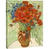imageWieco Art Red Poppies and Daisies Large Canvas Prints Wall Art of Van Gogh Famous Artwork Floral Oil Paintings Reproduction Abstract HD Classical Flowers Pictures for Living Room Home Decor24L x 20W
