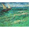 imageWieco Art Sailing Boats Large Modern Gallery Wrapped Seascape Giclee Canvas Prints of Van Gogh Famous Oil Paintings Reproduction Pictures on Canvas Wall Art for Living Room Bedroom Home Decorations24L x 20W
