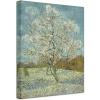 imageWieco Art The Pink Peach Tree Canvas Prints Wall Art by Van Gogh Classic Famous Oil Paintings Reproduction Modern Gallery Wrapped Landscapes Giclee Picture Artwork16L x 12W
