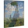 imageWieco Art Woman with a Parasol Madame Monet and Her Son Canvas Prints Wall Art of Claude Monet Famous Classic Oil Paintings Reproduction Gallery Wrapped People Pictures24L x 20W