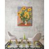 imageWieco Art Canvas Print Bonquet of Sunflowers 1880 by Claude Monet Oil Paintings Reproduction Modern Canvas Wall Art Landscape Pictures Artwork on Canvas for Home Decor Wall Decorations24L x 32W