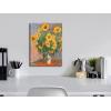 imageWieco Art Canvas Print Bonquet of Sunflowers 1880 by Claude Monet Oil Paintings Reproduction Modern Canvas Wall Art Landscape Pictures Artwork on Canvas for Home Decor Wall Decorations12L x 16W