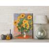imageWieco Art Canvas Print Bonquet of Sunflowers 1880 by Claude Monet Oil Paintings Reproduction Modern Canvas Wall Art Landscape Pictures Artwork on Canvas for Home Decor Wall Decorations12L x 16W