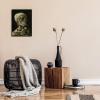 imageWieco Art Skull of a Skeleton with Burning Cigarette 1886 by Vincent Van Gogh Canvas Wall Art for Home Decor and Wall Decor Postimpressionism Canvas Prints Pictures Artwork16L x 12W