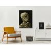 imageWieco Art Skull of a Skeleton with Burning Cigarette 1886 by Vincent Van Gogh Canvas Wall Art for Home Decor and Wall Decor Postimpressionism Canvas Prints Pictures Artwork32L x 24W