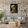 imageWieco Art Skull of a Skeleton with Burning Cigarette 1886 by Vincent Van Gogh Canvas Wall Art for Home Decor and Wall Decor Postimpressionism Canvas Prints Pictures Artwork26L x 26W
