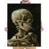 imageWieco Art Skull of a Skeleton with Burning Cigarette 1886 by Vincent Van Gogh Canvas Wall Art for Home Decor and Wall Decor Postimpressionism Canvas Prints Pictures Artwork26L x 26W