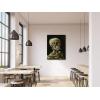 imageWieco Art Skull of a Skeleton with Burning Cigarette 1886 by Vincent Van Gogh Canvas Wall Art for Home Decor and Wall Decor Postimpressionism Canvas Prints Pictures Artwork40L x 30W
