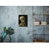 imageWieco Art Skull of a Skeleton with Burning Cigarette 1886 by Vincent Van Gogh Canvas Wall Art for Home Decor and Wall Decor Postimpressionism Canvas Prints Pictures Artwork16L x 12W