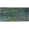 imageWieco Art 3 Panels Framed Canvas Wall Art Water Lilies by Claude Monet Famous Paintings Canvas Prints for Living Room Impressionistic Flower Wall Pictures for Bedroom Decorations40L x 20W