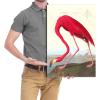 imageWieco Art Canvas Print Wall Art Great Blue Heron by John James Audubon Vintage Poster Birds of America Antique Bird Illustration Wall Art for Living Room Home Kitchen DecorationsRed