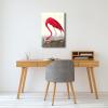imageWieco Art Canvas Print Wall Art Great Blue Heron by John James Audubon Vintage Poster Birds of America Antique Bird Illustration Wall Art for Living Room Home Kitchen DecorationsRed