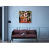 imageWieco Art Canvas Prints Three Musicians 1921 by Pablo Picasso Abstract Canvas Wall Art for Wall Decor and Home Office Decorations24L x 24W