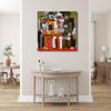 imageWieco Art Canvas Prints Three Musicians 1921 by Pablo Picasso Abstract Canvas Wall Art for Wall Decor and Home Office Decorations32L x 32W