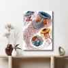 imageWieco Art Ernst Haeckel Poster Print Discomedusae Canvas Wall Art Haeckel Aquatic Art Marine Life Nature Animal Prints for Wall and Home Office DecorationsPink