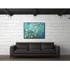 imageWieco Art Framed Art Almond Blossom Floral Canvas Prints of Van Gogh Famous Oil Paintings Reproduction Flowers Pictures on Canvas Wall Art for Living Room Home Decorations Black322L x 242W