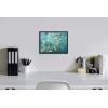 imageWieco Art Framed Art Almond Blossom Floral Canvas Prints of Van Gogh Famous Oil Paintings Reproduction Flowers Pictures on Canvas Wall Art for Living Room Home Decorations Black162L x 162W