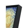 imageWieco Art Framed Art Canvas Prints of Starry Night by Vincent Van Gogh Paintings Reproduction PostImpressionism Artwork Framed Wall Art for Living Room Home Decorations Black28L x 20W