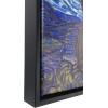 imageWieco Art Framed Art Canvas Prints of Starry Night by Vincent Van Gogh Paintings Reproduction PostImpressionism Artwork Framed Wall Art for Living Room Home Decorations Black32L x 24W