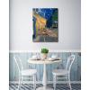 imageWieco Art Framed Art Giclee Canvas Prints of Cafe Terrace at Night Canvas Prints Wall Art by Van Gogh Paintings Abstract Framed Canvas Wall Art for Home Decor Golden Frame