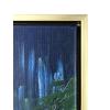 imageWieco Art Framed Art Giclee Canvas Prints of Cafe Terrace at Night Canvas Prints Wall Art by Van Gogh Paintings Abstract Framed Canvas Wall Art for Home Decor Golden Frame