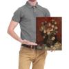 imageWieco Art Framed Canvas Wall Art Vase with Chinese Asters and Gladioli by Van Gogh Oil Paintings Modern Abstract HD Canvas Prints Flowers Artwork Pictures for Living Room Wall Decor16L x 12W