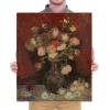 imageWieco Art Framed Canvas Wall Art Vase with Chinese Asters and Gladioli by Van Gogh Oil Paintings Modern Abstract HD Canvas Prints Flowers Artwork Pictures for Living Room Wall Decor24L x 20W