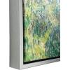 imageWieco Art Framed Wall Art Woman with a Parasol Madame Monet and Her Son of Claude Monet Famous Classic Oil Paintings Canvas Prints Wall Art for Bedroom Home Decor Silver Frame