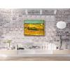 imageWieco Art Framed Wall Art of Harvest at La Crau with Mont majour by Van Gogh Oil Paintings Reproduction Abstract Canvas Prints for Home Living Room Decorations Bronze Gold Frame17L x 13W