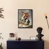 imageWieco Art Napoleon Crossing the Alps of JacquesLouis David Paintings Reproduction Abstract HD Prints Wall Decor Classic Artwork for Home ampamp office DecorationFramed