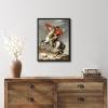 imageWieco Art Napoleon Crossing the Alps of JacquesLouis David Paintings Reproduction Abstract HD Prints Wall Decor Classic Artwork for Home ampamp office DecorationFramed