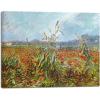 imageWieco Art Canvas Prints Green Ears of Wheat by Vincent Van Gogh Impressionism Canvas Wall Art Famous Paintings Reproduction Pictures Artwork Wall Art for Living Room Home DecorArtwork1