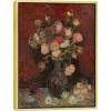 imageWieco Art Framed Canvas Wall Art Vase with Chinese Asters and Gladioli by Van Gogh Oil Paintings Modern Abstract HD Canvas Prints Flowers Artwork Pictures for Living Room Wall Decor162L x 122W